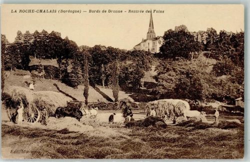 La Roche-Chalais Bords de Dronne Rentree des Foins
