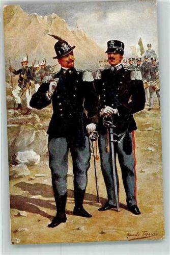 Alpen und Infanterie sign.Tassari