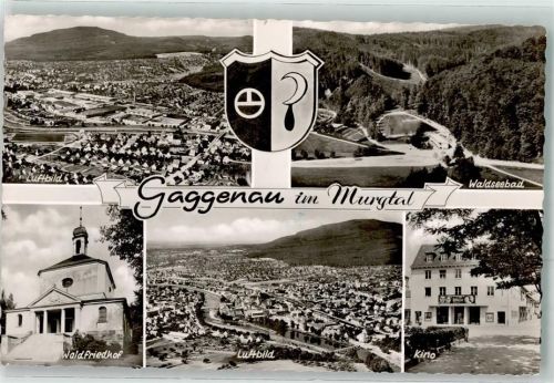 Gaggenau Flugpost Waldfriedhof Kino Waldseebad