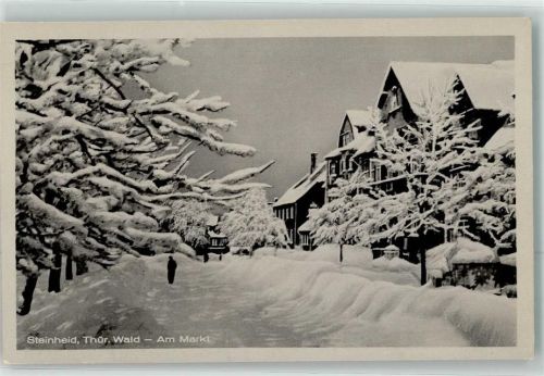 Steinheid Winter am Markt