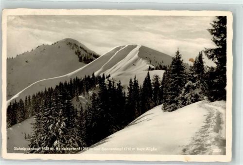 Altstädten Winter Schnippenkopf u.Heidelberkopf Sonnenkopf