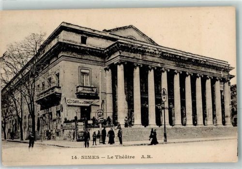 Nimes Theater Gasthaus Cafe de la Comedie