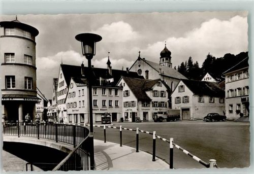 Leutkirch mit Kath. Pfarrkirche St. Martin Lebensmittel Otto Meyer LKW