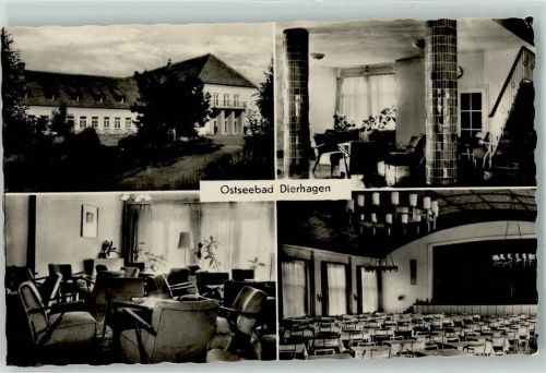 Dierhagen FDGB-Heim Ernst Moritz-Arndt Bühnensaal Aufenthaltsraum
