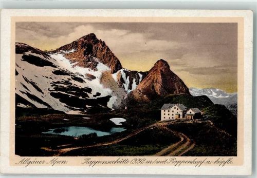 Rappenseehütte Berghütte mit Rappenkopf und Rappenköpfle
