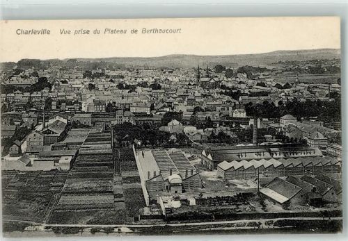 Charleville-Mezieres Blick vom Berthaucourt-Plateau