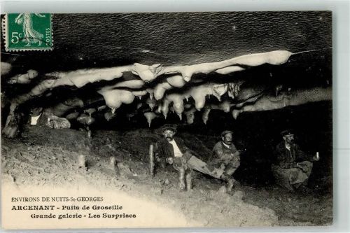 Arcenant 1911 Environs se Nuits St Georges Puits de Groseille Grande galerie Les Surprises