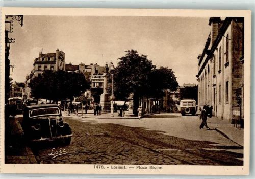 Lorient Place Bisson Auto Omnibus Säule