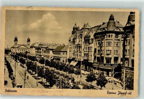 Debrecen Ferenc-Josef- Straße Foto AK