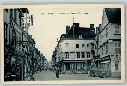 Evreux Place du Grand Carrefour Oldtimer Fahrrad