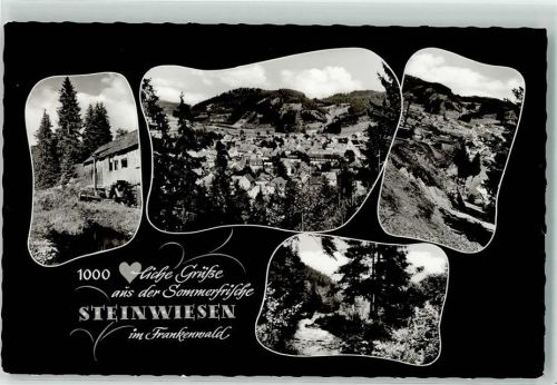 Steinwiesen 1000 Herzliche Grüße Frankenwald Sägemühle
