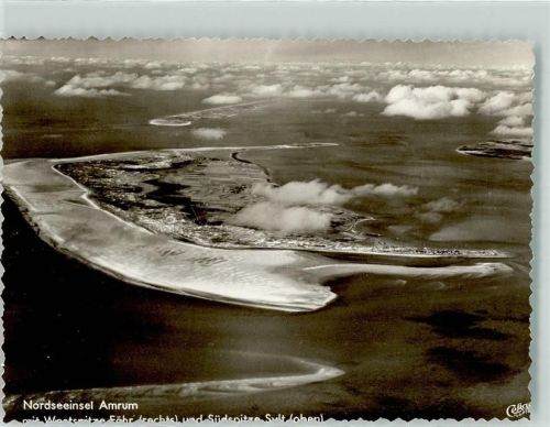 Amrum Fliegeraufnahme der Insel