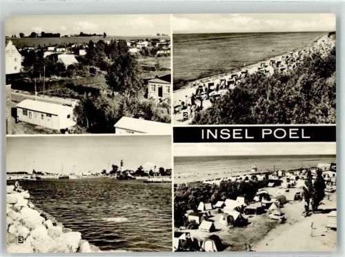 Insel Poel Bungalows in Timmendorf Schwarzer Busch Hafen Leuchtturm