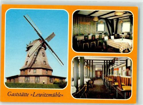 Banzkow Gasthaus Lewitzmühle Windmühle