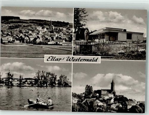 Ellar Kirche See Ruderboot Katholischer Kindergarten Stückzahlkarte