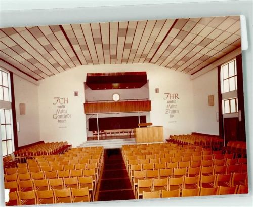 Wiedenest Kirche im Missionshaus Ort handschriftlich