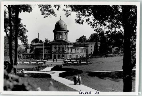 Bad Landeck Ladek-Zdroj FOTO KEINE AK Ort handschriftlich Kuranlagen Marienbad
