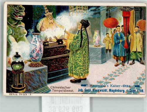 Chinesischer Tempeldienst Handlung Hauswaldt Kaiser Otto Magdeburg