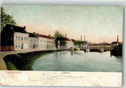 Dendermonde 1909 L´Escaut