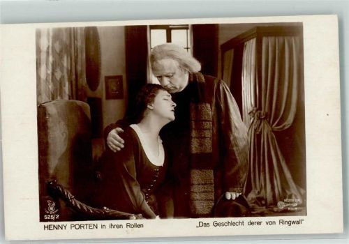 525/2 Henny Porten im Film Das Geschlecht derer von Ringwall Film-Kunst Filmverlag Film Sterne