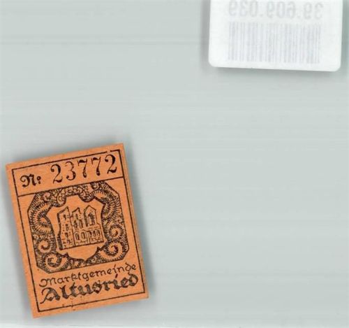 Altusried 1920 Notgeldschein 1 Pfennig Marktgemeinde