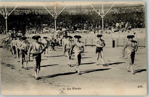 1921 Stierkampf Torero Arena Feldpost