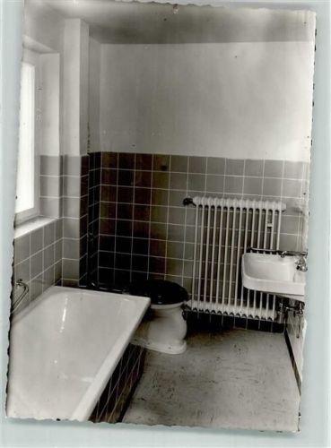 Pfaffenweiler Foto Original aus Archiv eines Ansichtskartenverlags Toilette Gasthaus Post Ort handschriftlich