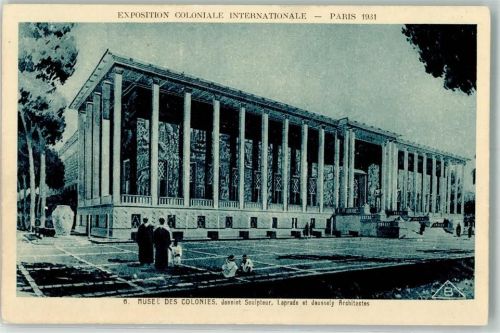 Paris 1931 Exposition Coloniale Internationale Museum der Kolonien Architekten Laprade und Jaussaly Verlag Braun & Cie.