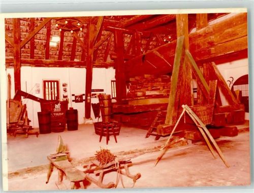 Horrheim Foto Original aus Archiv eines Ansichtskartenverlags Weinmuseum Ort handschriftlich