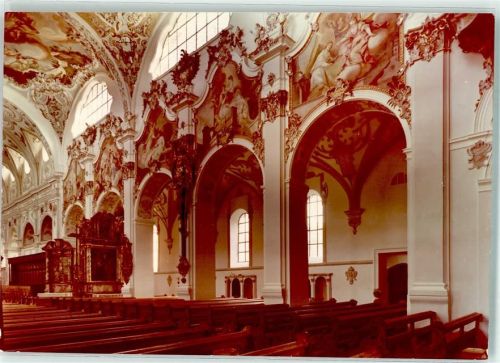 Steingaden Klosterkirche Ort handschriftlich Foto Orginal aus Archiv eines Ansichtskartenverlags