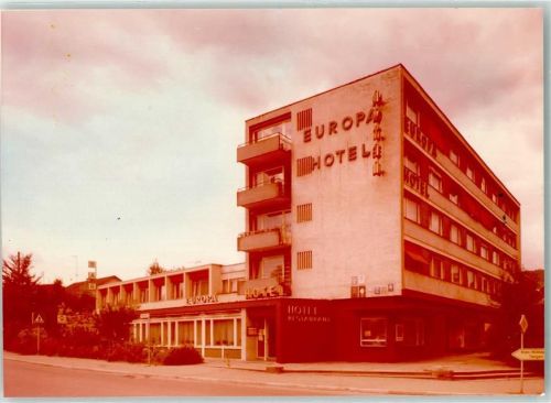 Tiengen Hotel Europa Foto Original aus Archiv eines Ansichtskartenverlags