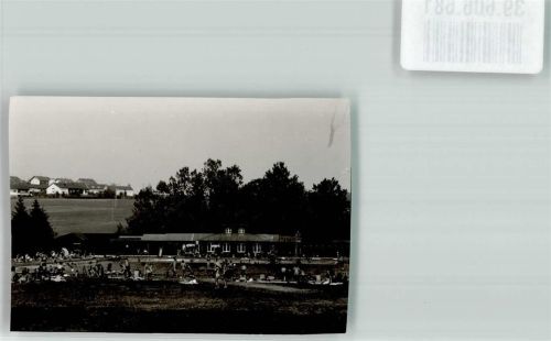Altusried Schwimmbad Ort handschriftlich Foto Original aus Archiv eines Ansichtskartenverlags