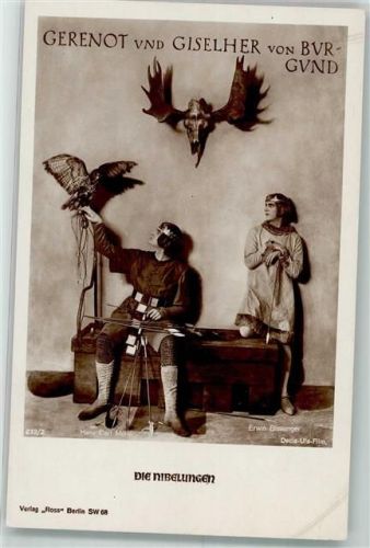 Raubvogel Geweih Jagd Die Nibelungen Hans Carl Müller