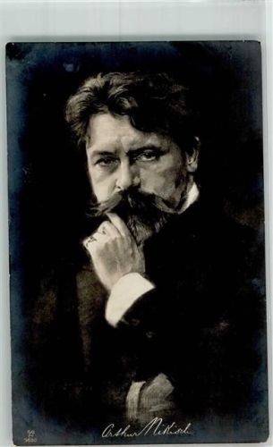 1914 Arthur Mikisch Faksimile Unterschrift