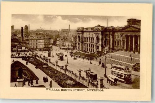 Liverpool Straßenbahn William Brown Street