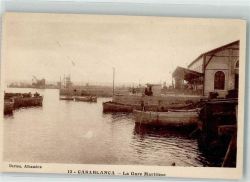 Casablanca Hafen Bahnhof