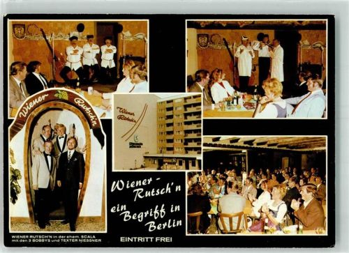Schöneberg Gasthaus Kleinkunstbühne Wiener Rutschn Martin-Luther-Straße 18 Fotograf Helga Simon