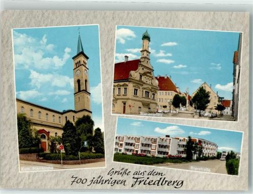 Friedberg Kath. Kirche Marienplatz Bierstrasse