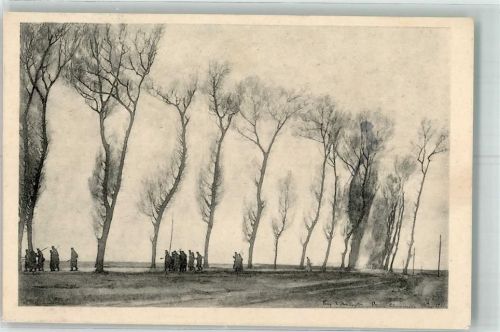 Armierungssoldaten vor Pierre Chapelle sign. Franz Eichhorst