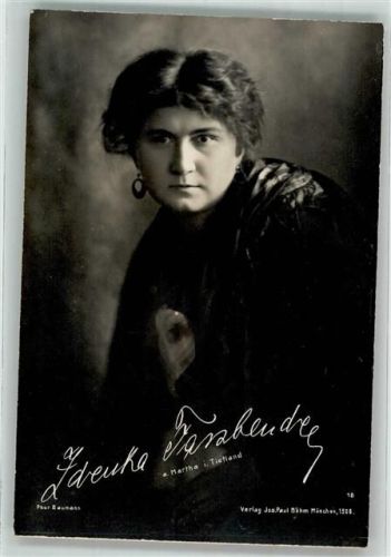 Zdenka Fassbender als Martha in Tiefland Foto Baumann