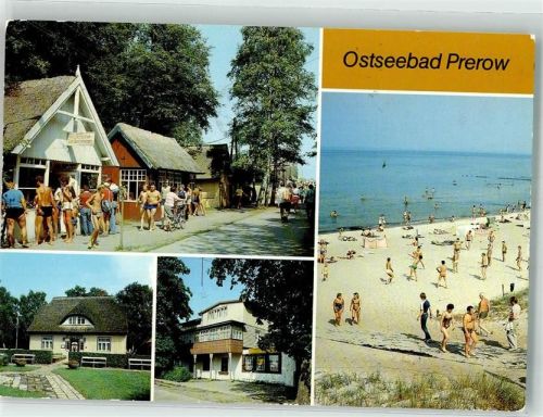 Ostseebad Prerow 1987 Schwimmbad Strand Gasthaus Ostseestrand