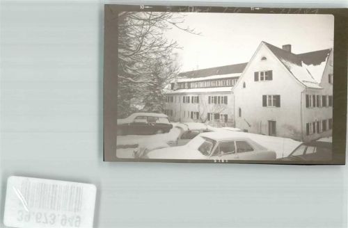 87730 W8944 Grönenbach , Allgäu FOTO KEINE AK Winter Ort handschriftlich Foto Original aus Archiv eines Ansichtskartenverlags