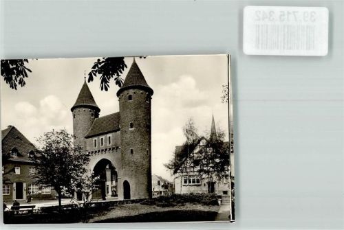 Dülmen Lüdinghauser Tor Gasthaus Kirche Ort handschriftlich Foto Original aus Archiv eines Ansichtskartenverlags