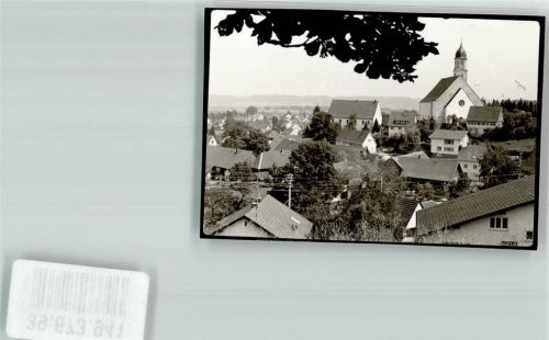 Grönenbach Kirche Ort handschriftlich Foto Original aus Archiv eines Ansichtskartenverlags