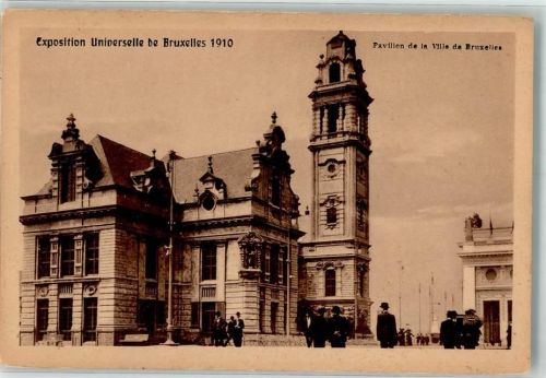 Brüssel 1910 Ausstellung Pavillon der Stadt Brüssel