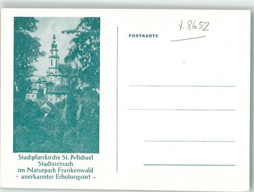 Stadtsteinach Stadtpfarrkirche St. Michael Naturpark Frankenwald