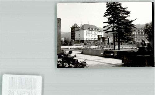 Gevelsberg Stadtsparkasse Bank Mann Zeitung Ort handschriftlich Foto Original aus Archiv eines Ansichtskartenverlags