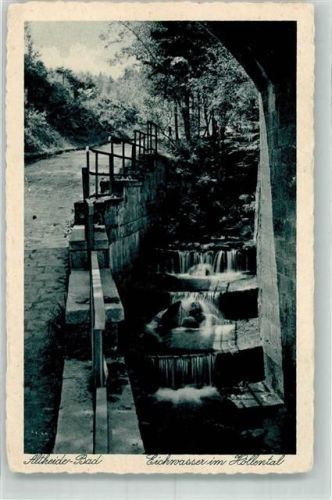 Bad Altheide Polanica Zdroj 1934 Foto AK Höllental Eichwasser