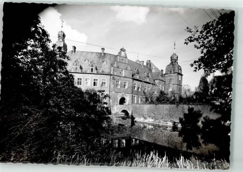 Darfeld Schloss Ort handschriftlich Foto Original aus Archiv eines Ansichtskartenverlags
