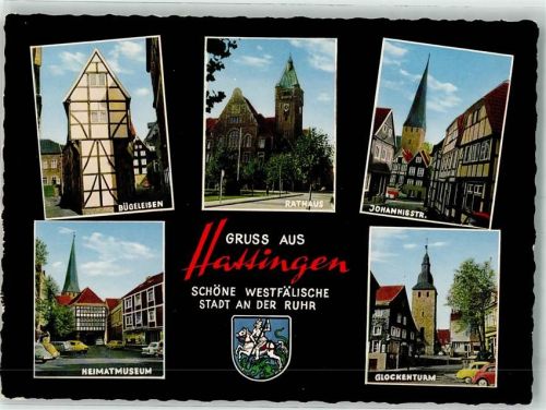 Hattingen Rathaus Johannisstrasse glockenturm Bügeleisen
